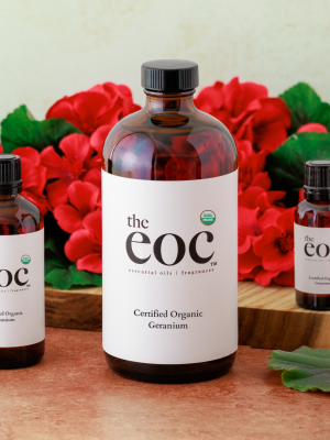 Certified Organic Geranium Essential Oil