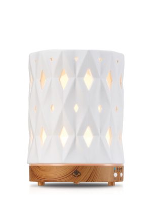 Zenith White Ceramic Ultrasonic Diffuser
